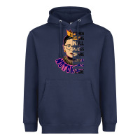 Navy RBG Ruth Bader Ginsburg Women Belong In All Places Heavyweight Hoodie - Bettercallsaul