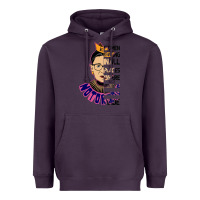 Plum RBG Ruth Bader Ginsburg Women Belong In All Places Heavyweight Hoodie - Bettercallsaul