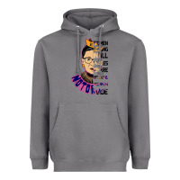 Storm RBG Ruth Bader Ginsburg Women Belong In All Places Heavyweight Hoodie - Bettercallsaul