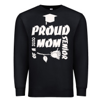 Black Proud Mom Of A 2020 Senior Premium Sweatshirt - Bettercallsaul