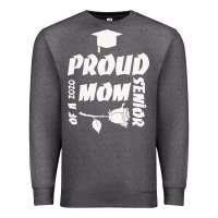Charcoal Heather Proud Mom Of A 2020 Senior Premium Sweatshirt - Bettercallsaul