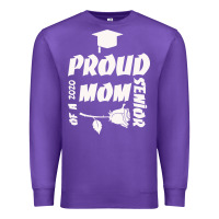 Purple Proud Mom Of A 2020 Senior Premium Sweatshirt - Bettercallsaul