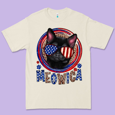 Meowica Premium Tee Designed By Neo Western
