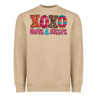 Xoxo Hugs And Kisses Heavyweight Sweatshirt | Teevron