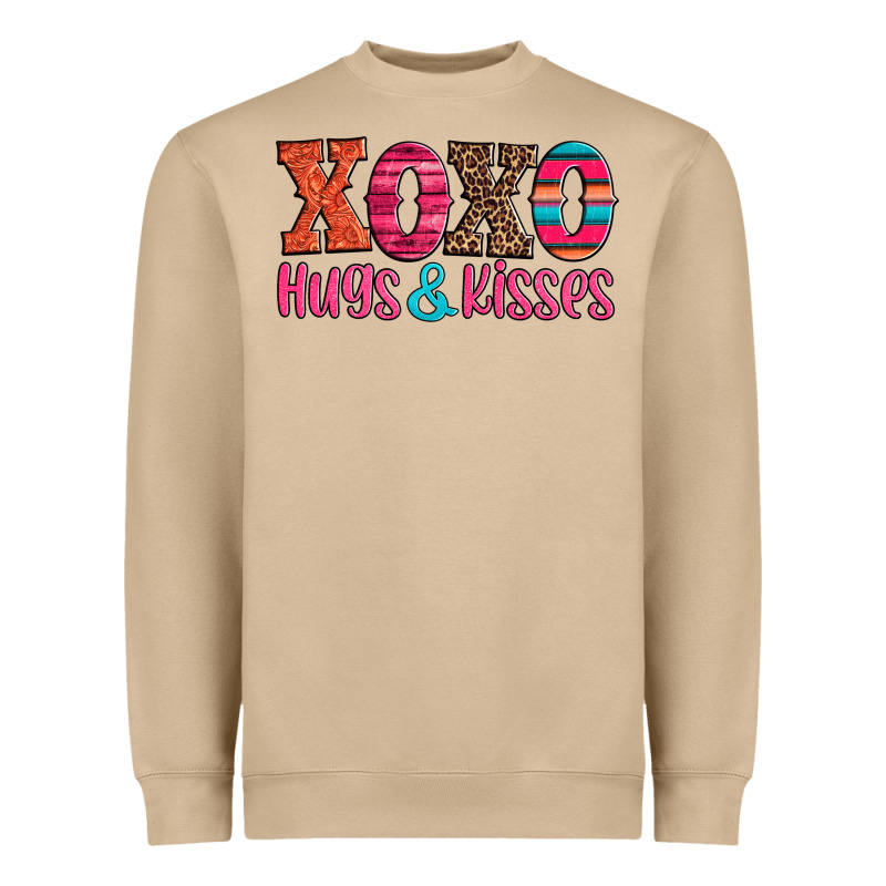 Xoxo Hugs And Kisses Heavyweight Sweatshirt by Jasminsmagicworld | Teevron
