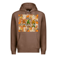 Chestnut Fall with Gnomes Premium Hoodie - texasbilliewilder