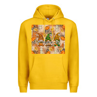 Lemon Fall with Gnomes Premium Hoodie - texasbilliewilder