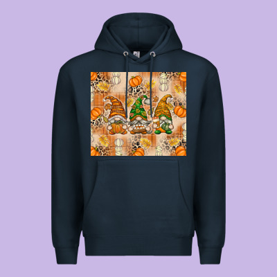 Fall With Gnomes Premium Hoodie Designed By Texasbilliewilder