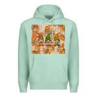 Seafoam Fall with Gnomes Premium Hoodie - texasbilliewilder
