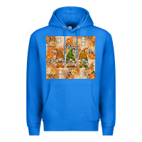 True Royal Fall with Gnomes Premium Hoodie - texasbilliewilder