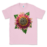 Bubblegum Pink crimson blaze sunflower Classic Tee - LillyAllenDesigns