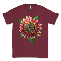 Burgundy crimson blaze sunflower Classic Tee - LillyAllenDesigns