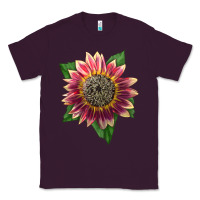 Plum crimson blaze sunflower Classic Tee - LillyAllenDesigns
