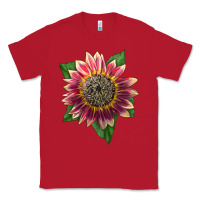 Red crimson blaze sunflower Classic Tee - LillyAllenDesigns
