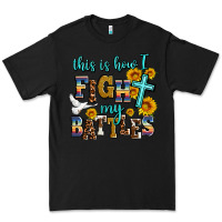 Black this is how i fight my battles Premium Tee - AdoDesignShop