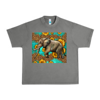 Tornado western sunflowers elephant Urban Heavy Tee - LillyAllenDesigns