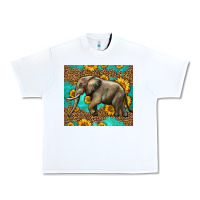 White western sunflowers elephant Urban Heavy Tee - LillyAllenDesigns