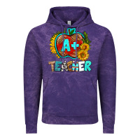 Cloud Purple a+ teacher apple Vintage Hoodie - BundleAndBundleShop