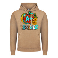 Vintage Coffee a+ teacher apple Vintage Hoodie - BundleAndBundleShop
