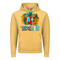 Vintage Mustard a+ teacher apple Vintage Hoodie - BundleAndBundleShop