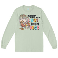 Matcha psst i got them eggs Long Sleeve Tee - MaliasSmallBusiness