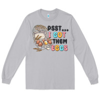 Moon Dust psst i got them eggs Long Sleeve Tee - MaliasSmallBusiness
