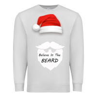Dove Grey Believe In The Beard Premium Sweatshirt - Bettercallsaul