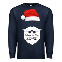 Navy Believe In The Beard Premium Sweatshirt - Bettercallsaul