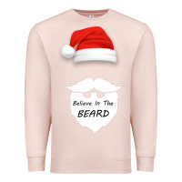 Pale Pink Believe In The Beard Premium Sweatshirt - Bettercallsaul