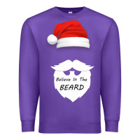 Purple Believe In The Beard Premium Sweatshirt - Bettercallsaul