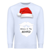 White Believe In The Beard Premium Sweatshirt - Bettercallsaul
