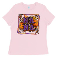 Bubblegum Pink basketball nana with leopard Ladies Tee - Zillion Design Studio