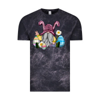 Cloud Black easter gnome with eggs Vintage Tee - AdoDesignShop