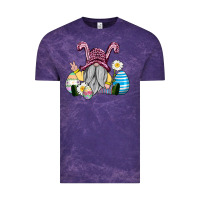 Cloud Purple easter gnome with eggs Vintage Tee - AdoDesignShop