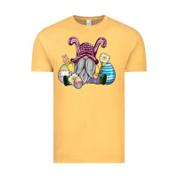 Vintage Mustard easter gnome with eggs Vintage Tee - AdoDesignShop