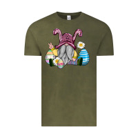 Vintage Olive easter gnome with eggs Vintage Tee - AdoDesignShop