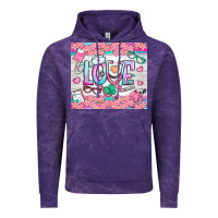 Cloud Purple watercolor love nurse tumbler Vintage Hoodie - BundleAndBundleShop