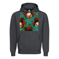 Smoke Messy Bun Mom And Cross With Leopard Patterns Zipper Hoodie - BundleAndBundleShop