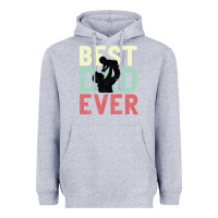 Heather Grey Best Dad Ever Heavyweight Hoodie - Bettercallsaul
