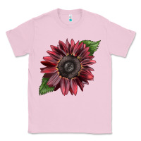 Bubblegum Pink chocolate sunflower Classic Tee - LillyAllenDesigns