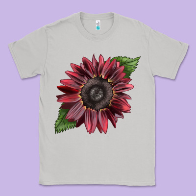 Chocolate Sunflower Classic Tee Designed By Lillyallendesigns