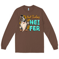 Chestnut not today heifer cow gnome Long Sleeve Tee - MaliasSmallBusiness