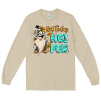 Mushroom not today heifer cow gnome Long Sleeve Tee - MaliasSmallBusiness