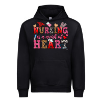 Black nursing is a work of heart Urban Hoodie - OliviaCreatesArt