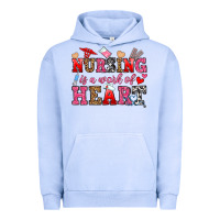 Pigment Grape Ice nursing is a work of heart Urban Hoodie - OliviaCreatesArt