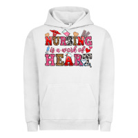 Pigment Lunar Rock nursing is a work of heart Urban Hoodie - OliviaCreatesArt