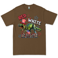 Cacao Red white rawr 4th of July Premium Tee - CowGirlArtShop