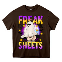 Chocolate Brown Freak In The Sheets Heavy Core Tee - texasbilliewilder