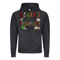 Vintage Black santa's favorite pharmacy tech Vintage Hoodie - Jasminsmagicworld