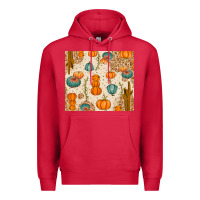 Cardinal Fall Pumpkins Premium Hoodie - texasbilliewilder